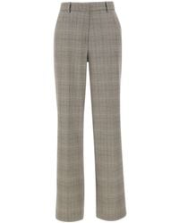 Kaos - Prince Of Wales Straight-Leg Pants - Lyst
