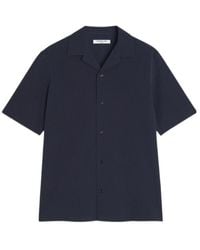 Maison Kitsuné - Maison Kitsuné Seersucker Resort Shirt - Lyst