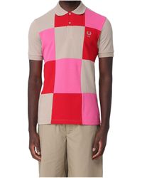 Comme des Garçons - Patchwork-Effect Logo-Embroidered Polo Shirt - Lyst