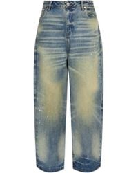 MISBHV - Distressed Paint-Splatter Baggy Jeans - Lyst