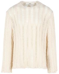 Séfr - Séfr Aestas Open-Knit Knitted Top - Lyst