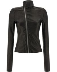 Rick Owens - Zip-Up High Neck Jacket - Lyst