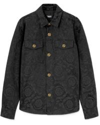 Versace - Barocco Pattern Jacquard Jacket - Lyst