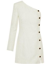 Alessandra Rich - Mini Knitted Dress - Lyst