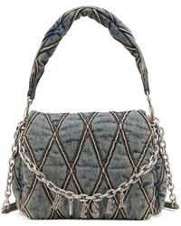 DIESEL - Charm-D Denim Shoulder Bag - Lyst