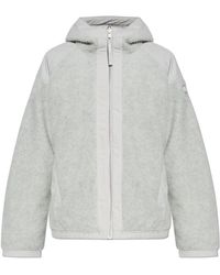 Canada Goose - Logo-Patch Fleece Hooded Jacket - Lyst