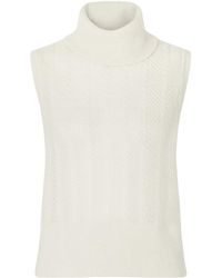Veronica Beard - Cashmere Turtleneck Sweater Vest - Lyst