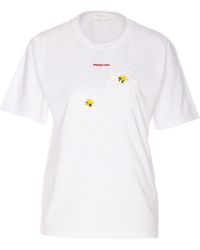 ShuShu/Tong - Shushu/Tong Embroidered Floral T-Shirt - Lyst