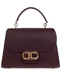 Ferragamo - Top-Handle Handbag - Lyst