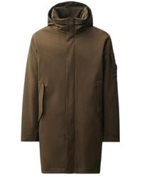C.P. Company - Quilted-Lining Hooded Coat - Lyst