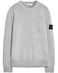 Stone Island - Regular-Fit Crewneck Sweatershirt - Lyst