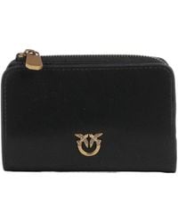 Pinko - Logo Plaque Mini Wallet - Lyst
