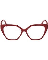 Max Mara - Geometric Frame Glasses - Lyst