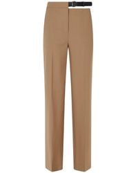 Semicouture - Debbie Belted Straight-Leg Trousers - Lyst