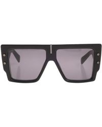 Balmain - Eyewear Square Frame Sunglasses - Lyst