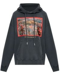 Off-White c/o Virgil Abloh - Long-Sleeve Hooded Sweatshirt - Lyst