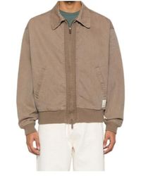 Emporio Armani - Zip-Up Long-Sleeved Denim Jacket - Lyst