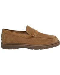 Tod's - Penny Logo-Embossed Loafers - Lyst