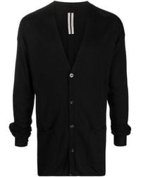 Rick Owens - Colourblock Sleeve Cardigan - Lyst