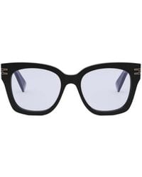 BVLGARI - Geometric Frame Sunglasses - Lyst