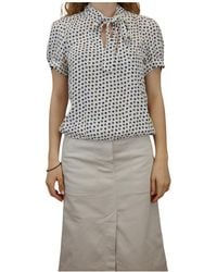 iBlues - Printed Pattern Blouse - Lyst