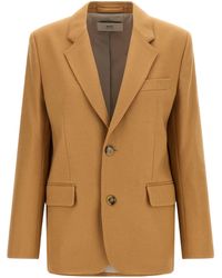 Ami Paris - Ami Loose Single Breasted Jacket - Lyst