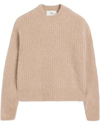 Ami Paris - Ami Chunky Knitted Crewneck Jumper - Lyst