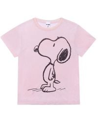 RE/DONE - Printed Short-Sleeved T-Shirt - Lyst