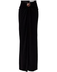 Christopher Esber - Embellished Gathered Jersey Maxi Skirt - Lyst
