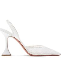 AMINA MUADDI - Pointed-Toe High-Heeled Sandals - Lyst