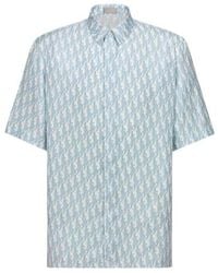 Dior - Oblique Short-Sleeved Shirt - Lyst