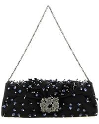 Roger Vivier - Efflorescence Embellished Clutch Bag - Lyst