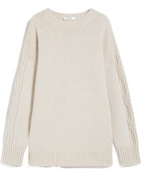 Max Mara - Crewneck Straight Hem Jumper - Lyst