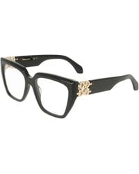 Ferragamo - Ferragamo Eyewear Cat-Eye Frame Glasses - Lyst
