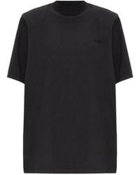 The Attico - The Logo Embroidered Oversized T-Shirt - Lyst
