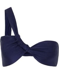 Cult Gaia - Charmaine Asymmetrical Bandeau Bikini Top - Lyst