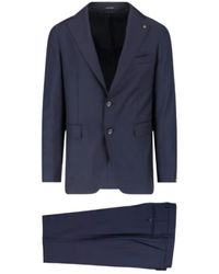 Tagliatore - Single-Breasted Wool Suit - Lyst