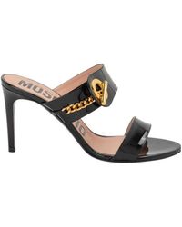 Moschino - Round-Headed High-Heeled Sandals - Lyst