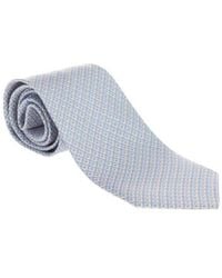 Ferragamo - Printed Silk Tie - Lyst