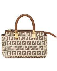 Fendi - By The Way Ff Monogram Mini Tote Bag - Lyst