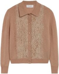 ERMANNO FIRENZE - Lace-Panel Knit Top - Lyst