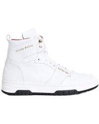 Giuliano Galiano - Legend Crocodile-Effect Sneakers - Lyst