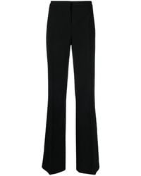 Pinko - High-Waist Straight-Leg Trousers - Lyst