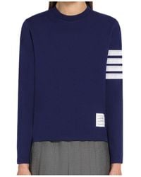 Thom Browne - Long-Sleeved Crewneck T-Shirt - Lyst