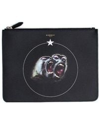 Givenchy - Monkey Brothers Large Zip Pouch - Lyst