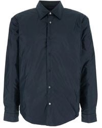 BOSS - Boss Button-Up Padded Long-Sleeved Coat - Lyst