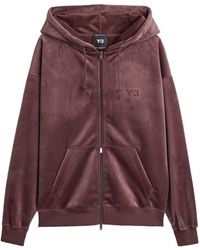 Y-3 - Velvet Corduroy Zipper Hoodie - Lyst