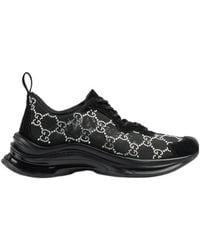 Gucci - Run Crystal-Gg Sneakers - Lyst