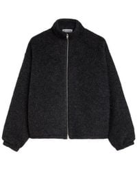 Jil Sander - Zip-Up Wool-Fleece Sweater - Lyst