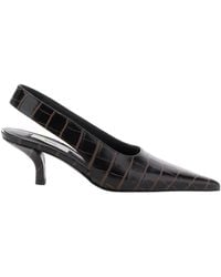 TOTEME - Totême Classic Embossed Slingback Pumps - Lyst